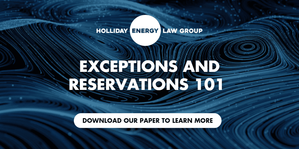 Exceptions and Reservations 101