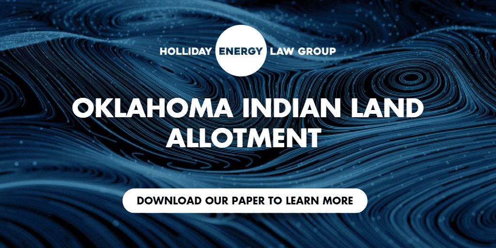 Oklahoma Indian Land Allotment