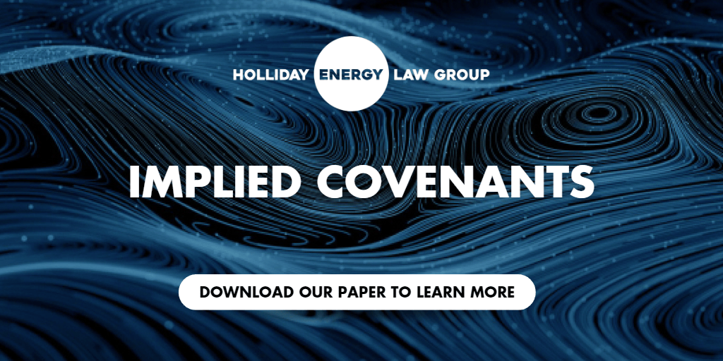 Implied Covenants
