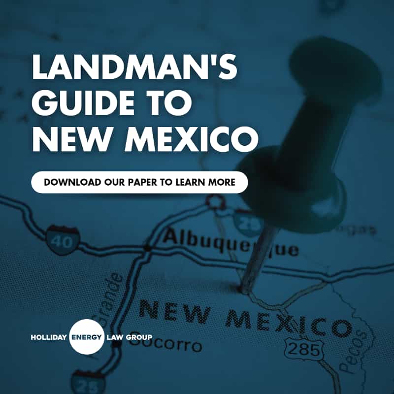 Landman's Guide to New Mexico