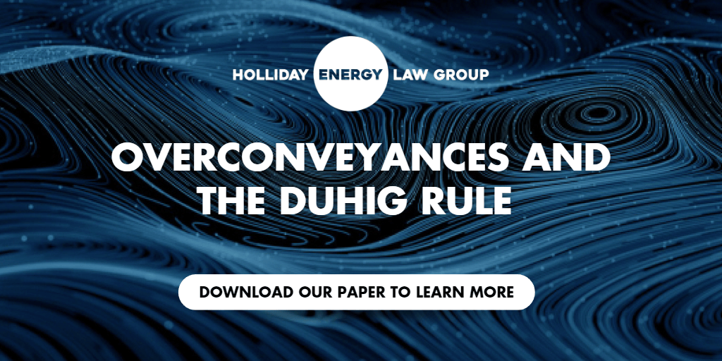 Overconveyances and the Duhig Rule