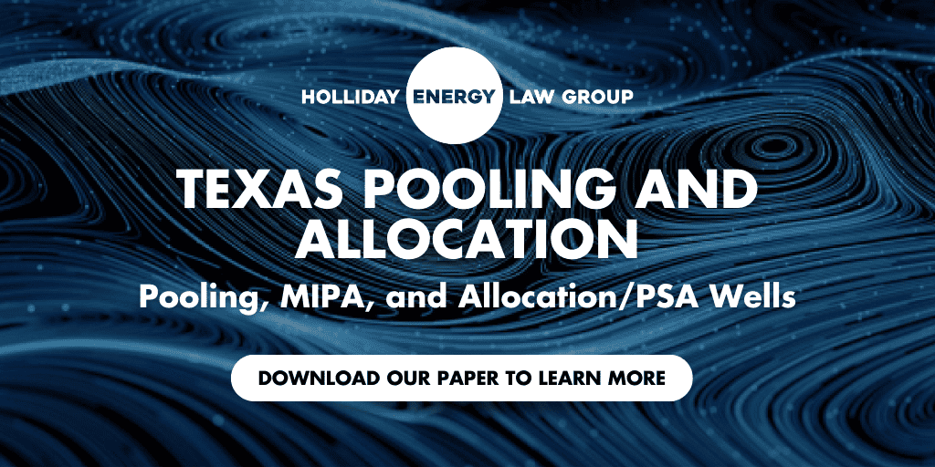 Texas Pooling and Allocation