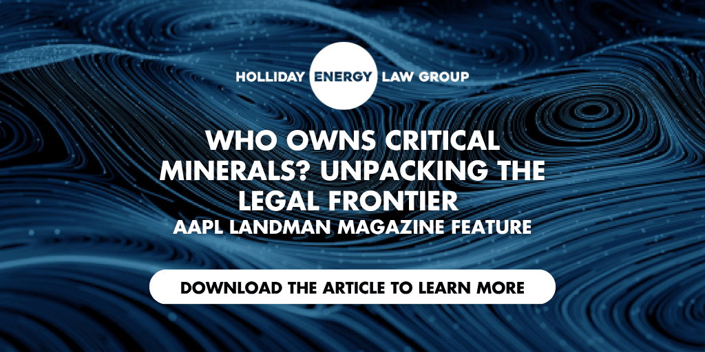 Who Owns Critical Minerals? HELG Unpacks the Legal Frontier